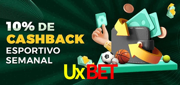 10% de bônus de cashback na Uxbet